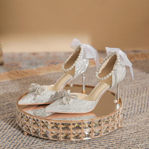 2025 Fashion Slip on Slingback Thin s Ladies High Heel