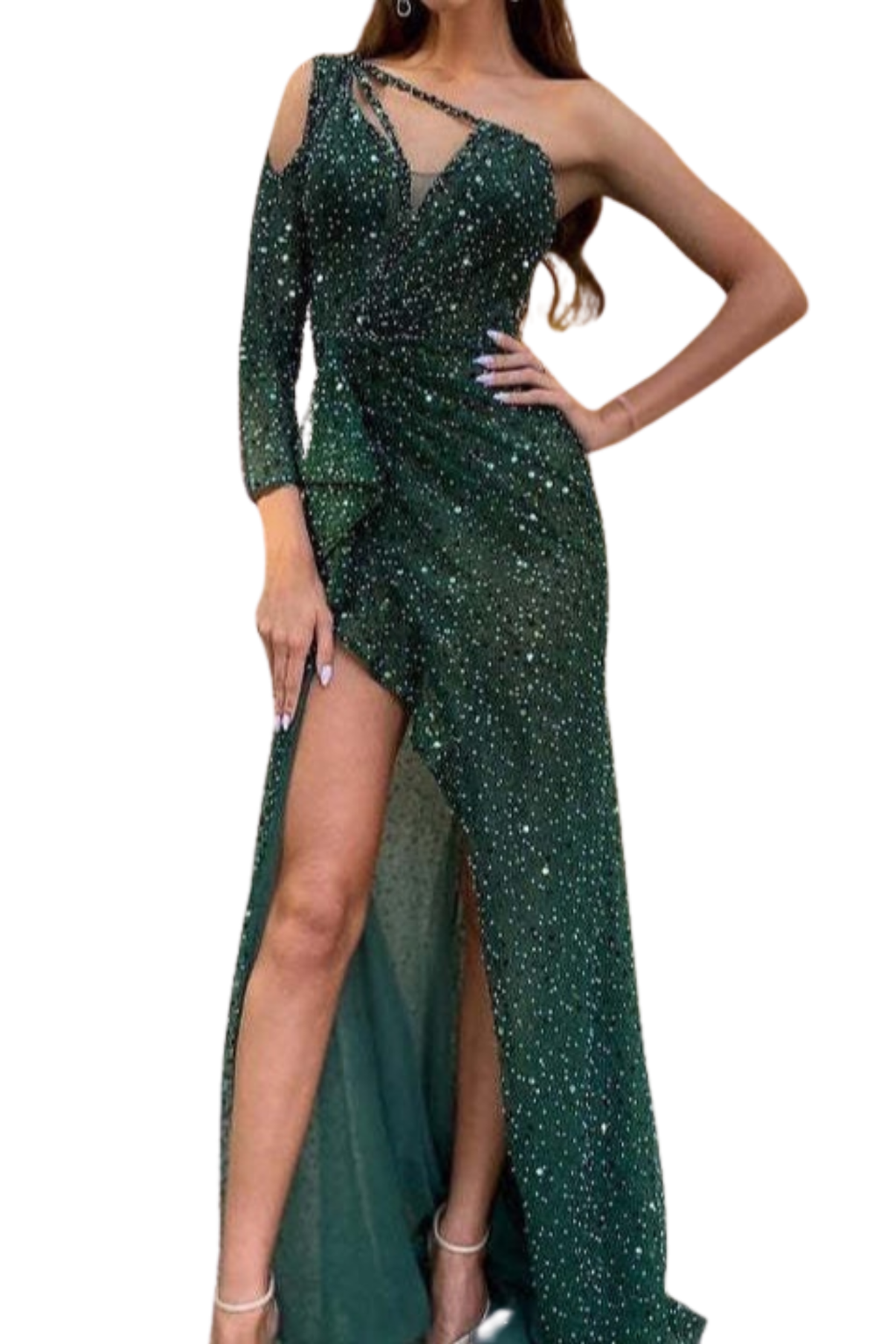 Luxury Autumn-Winter Trendy Women’s Dress – Chic & Elegant Night Look ✨